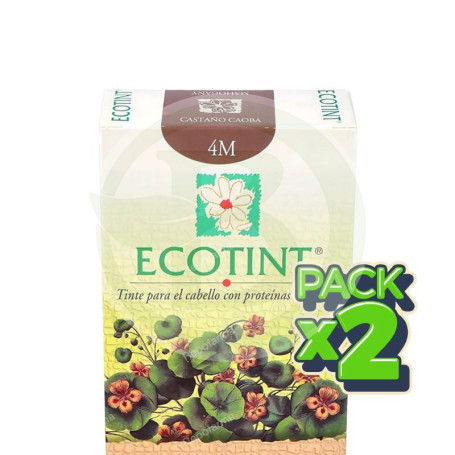 Pack 2x Ecotint Castaño Caoba 4M Noefar