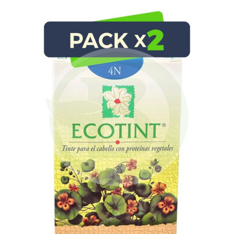 Pack 2x Ecotint Castaño 4N Noefar
