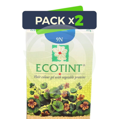 Pack 2x Ecotint Rubio Miel 9N Noefar