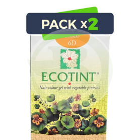 Pack 2x Ecotint Rubio Oscuro Dorado 6D Noefar