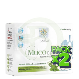 Pack 2x Mucocure (Fluidificante) 10 Bolsitas Solubles Noefar