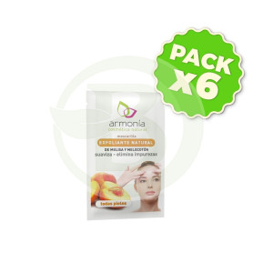 Pack 6x Exfoliante de Melisa y Melocotón 11Gr. Armonia