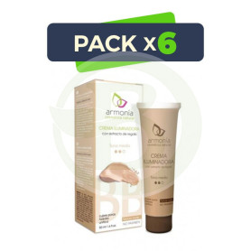 Pack 6x Crema Iluminadora Tono Medio 50Ml. Armonia
