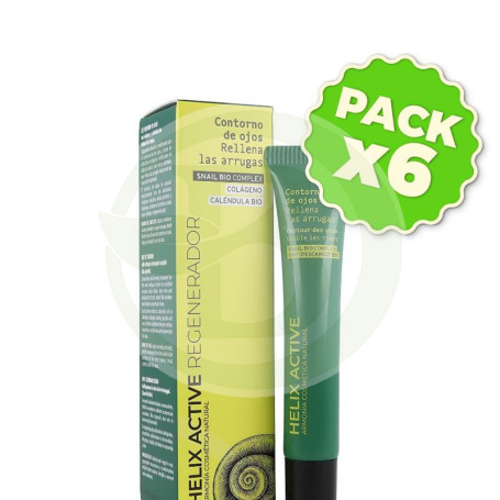 Pack 6x Contorno De Ojos Helix Active Eco 15 Ml Armonia
