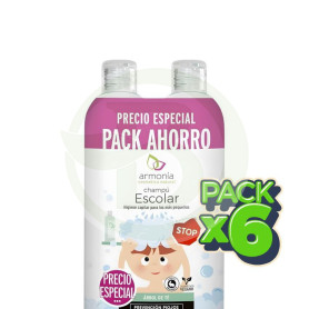 Pack 6x Pack Champú Escolar 2X300ml Armonia