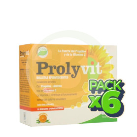 Pack 6x Prolyvit Efervescente 16 Sobres Noefar