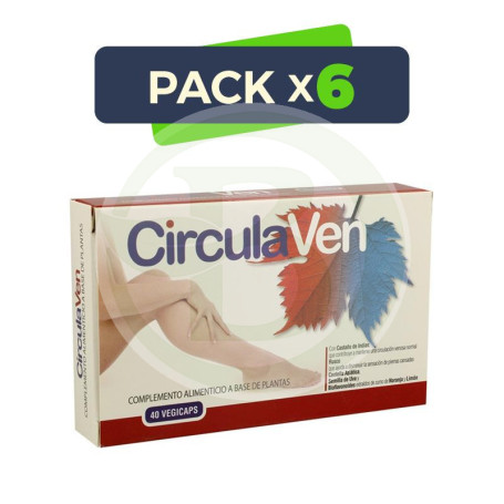 Pack 6x Circulaven 40 Cápsulas Noefar