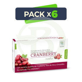Pack 6x Cranberry 30 Comprimidos Noefar