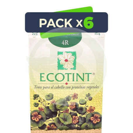 Pack 6x Ecotint Castaño Cobrizo 4R Noefar