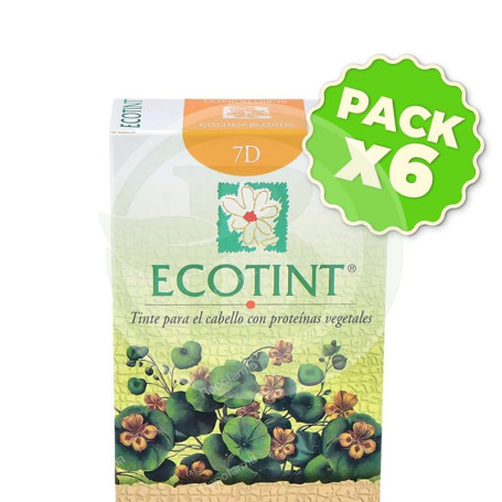 Pack 6x Ecotint Rubio Dorado 7D Noefar