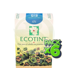 Pack 6x Ecotint Rubio Oscuro 6N Noefar