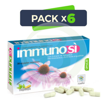 Pack 6x Immunosi 30 Cápsulas Noefar