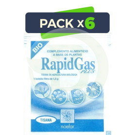 Pack 6x Rapidgas Plus 20 Filtros Bio Noefar