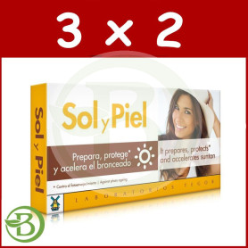 Pack 3x2 Sol y Piel 40 Cápsulas Tegor