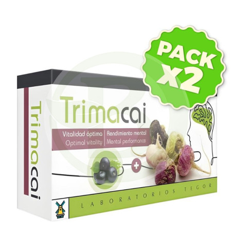 Pack 2x Trimacai 28 Cápsulas Tegor