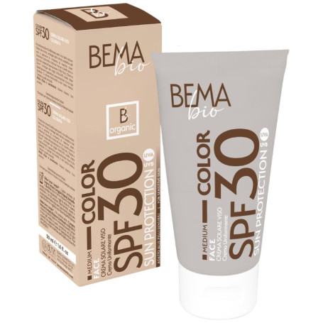 Crema Solar Facial con Color Spf30+ 50Ml Bema