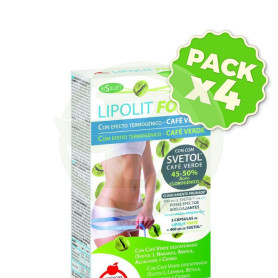 Pack 4x Lipolit Forte 60 Cápsulas Intersa