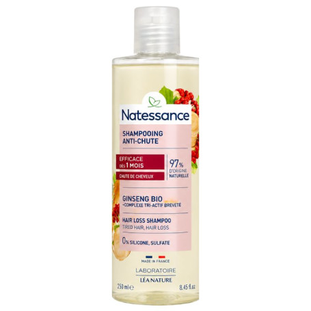 Champú Anticaída con Ginseng Ecológico 250Ml Natessance