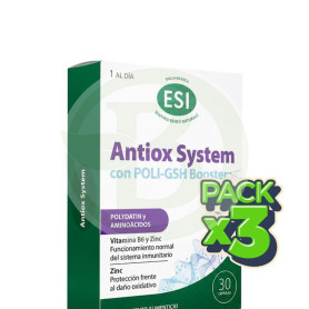 Pack 3x Antiox System 30 Comprimidos Esi