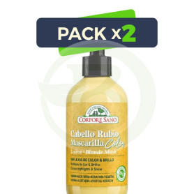 Pack 2x Mascarilla para Cabello Rubio 280Ml Corpore Sano