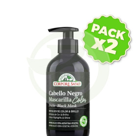 Pack 2x Mascarilla para Cabello Negro 280Ml Corpore Sano