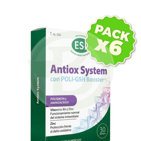 Pack 6x Antiox System 30 Comprimidos Esi