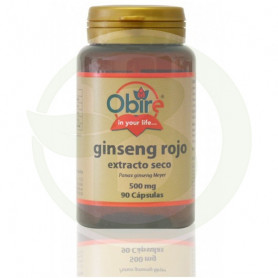 Ginseng Rojo Extracto Seco 500Mg. 90 Cápsulas Obire