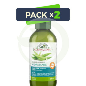 Pack 2x Champú Hidratante Ecocert 300Ml. Corpore Sano