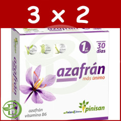 Pack 3x2 Azafrán Más Ánimo 30 Cápsulas Pinisan