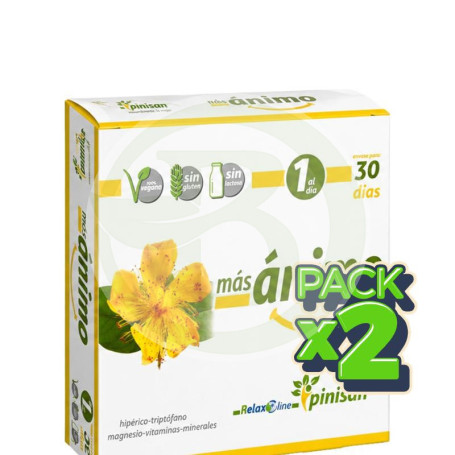 Pack 2x Más Ánimo 30 Cápsulas Pinisan