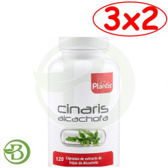 Pack 3x2 Cinaris 120 Cápsulas Plantis