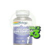 Pack 3x Collagen Bone Complete 90 Cápsulas Vegetales Solaray