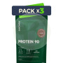 Pack 3x Protein 90 Cacao 300G Santiveri