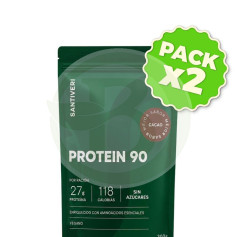 Pack 2x Protein 90 Cacao 300G Santiveri