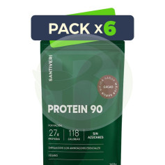 Pack 6x Protein 90 Cacao 300G Santiveri