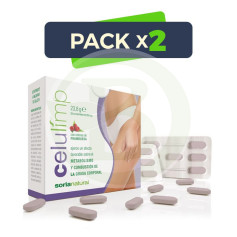 Pack 2x Celulimp 28 Comprimidos Soria Natural