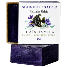 Acondicionador Sólido Matizador Rubios y Canos 55Gr Thais Camila