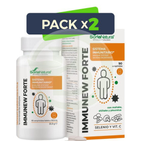 Pack 2x Immunew Forte 90 comprimidos Soria Natural