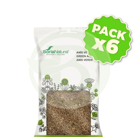 Pack 6x Anís Verde 60Gr. Soria Natural