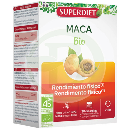 Maca Bio 120 Comprimidos Superdiet
