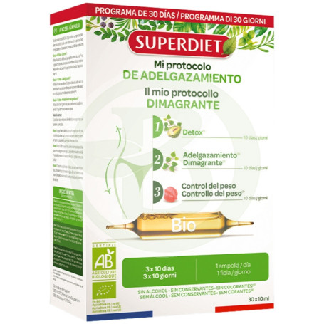 Mi Protocolo de Adelgazamiento Bio 30 ampollas Superdiet