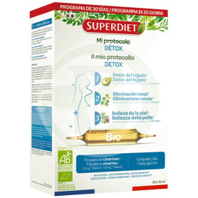 Mi Protocolo Detox Bio 30 ampollas Superdiet