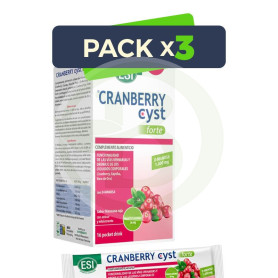 Pack 3x Cranberry Cyst Forte 16 Sobres Esi