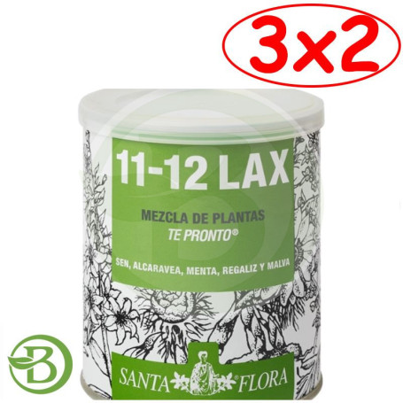 Pack 3x2 Santa Flora 11-12 Lax Mezcla de Plantas 70G Dimefar