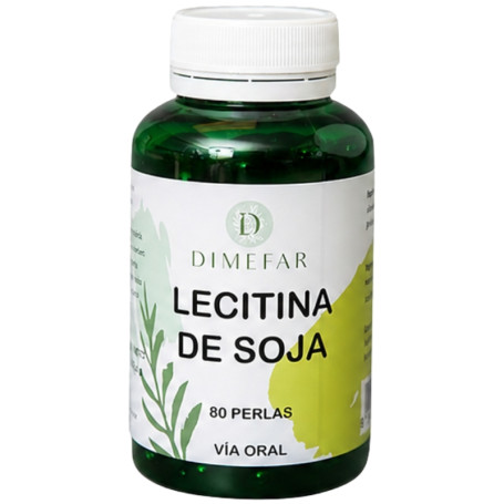 Lecitina De Soja 80 Perlas Dimefar