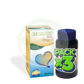 Pack 3x Omegastend Plus 60 Perlas Derbos