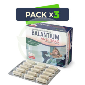 Pack 3x Balantium Ansiomax 60 Cápsulas Derbos