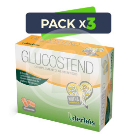 Pack 3x Glucostend 60 Cápsulas Derbos