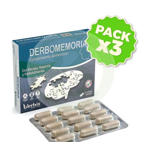 Pack 3x Derbomemoria 30 Cápsulas Derbós