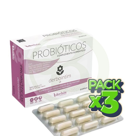 Pack 3x Derbointim 30 Cápsulas Derbós